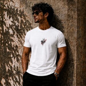 Ryujin Dragon Graphic T-Shirt – Premium 240 GSM Interlock Lycra Cotton Tee
